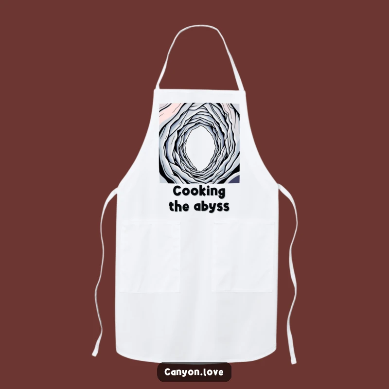 Funny Abyss Descent Apron: Cook with Bold Simplicity, A Chef's Funny Gift