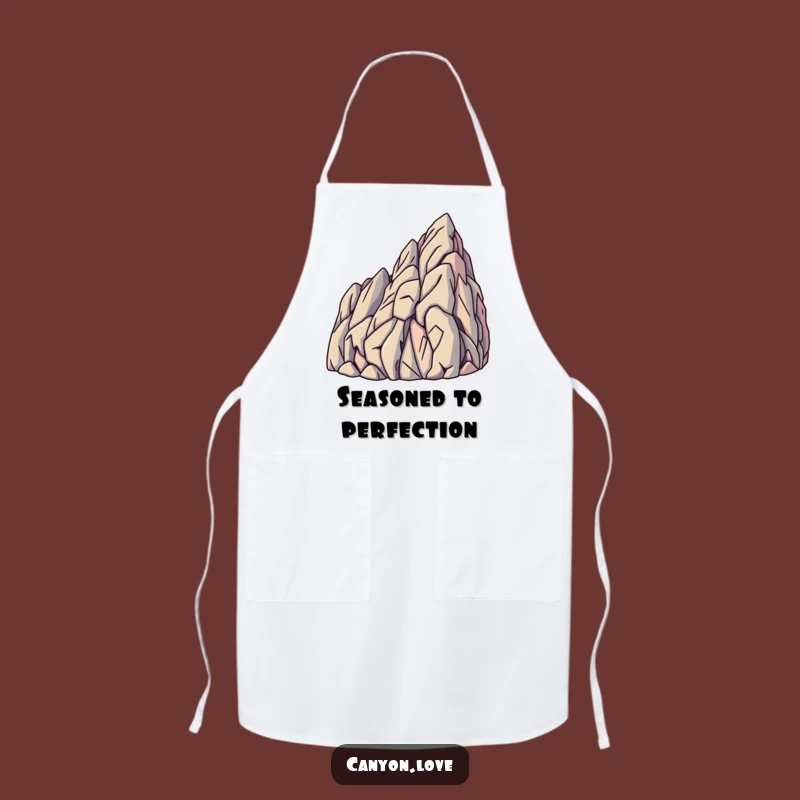 Funny Rock Strata Apron - Angled Lines Kitchen Wear Gift