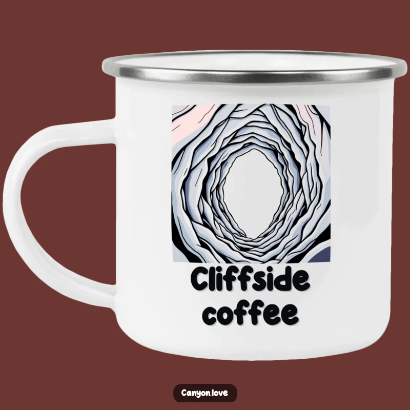 Funny Abyss Descent Camping Mug: Embrace Adventure, A Hilarious Outdoor Gift