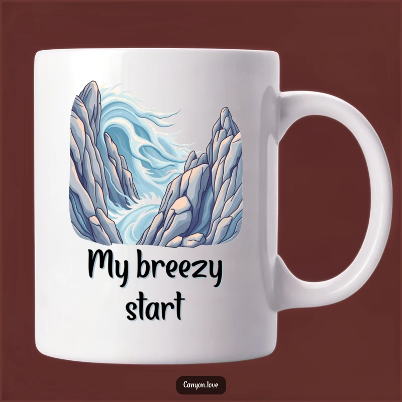 Funny Wind Formations Mug: Majestic Humor for Your Coffee, A Perfect Funny Gift