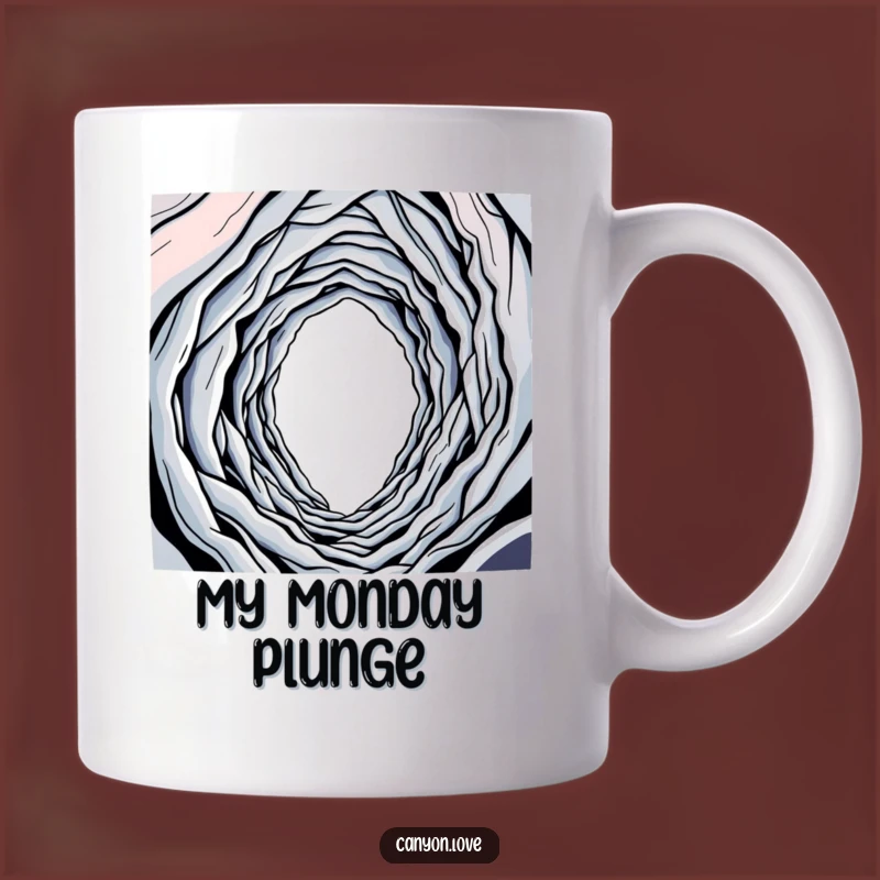 Funny Abyss Descent Mug: Embrace the Void with Humor, A Perfect Funny Gift