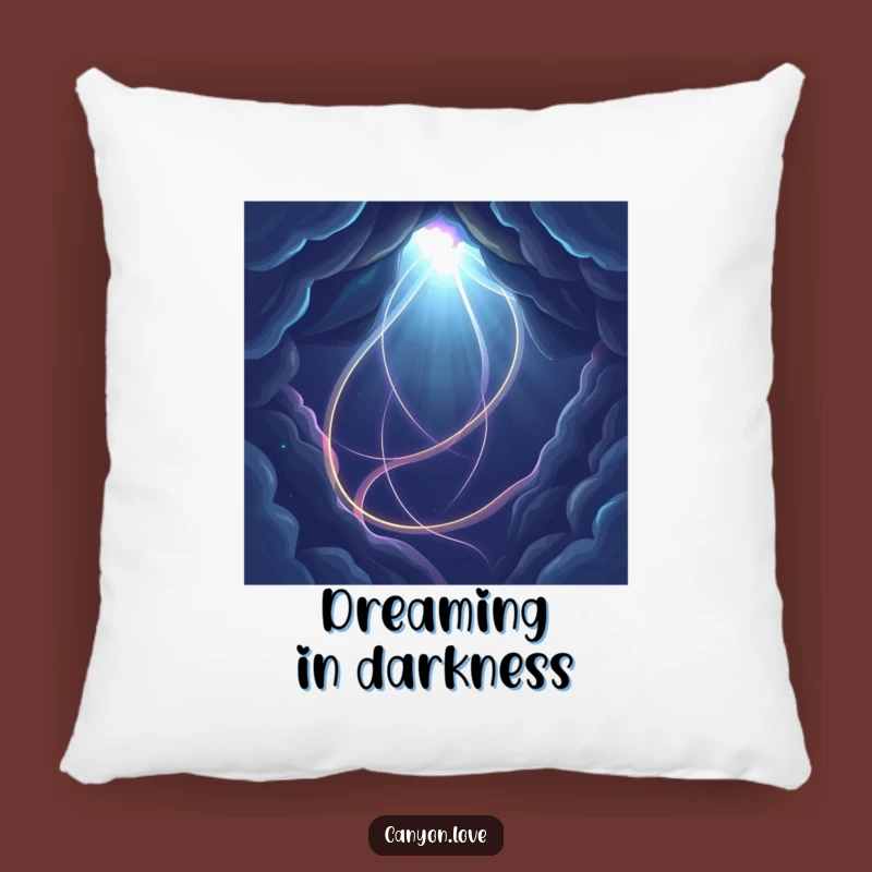 Funny Abstract Light Path Pillow: Cozy Cosmic Comfort, A Plush Funny Gift