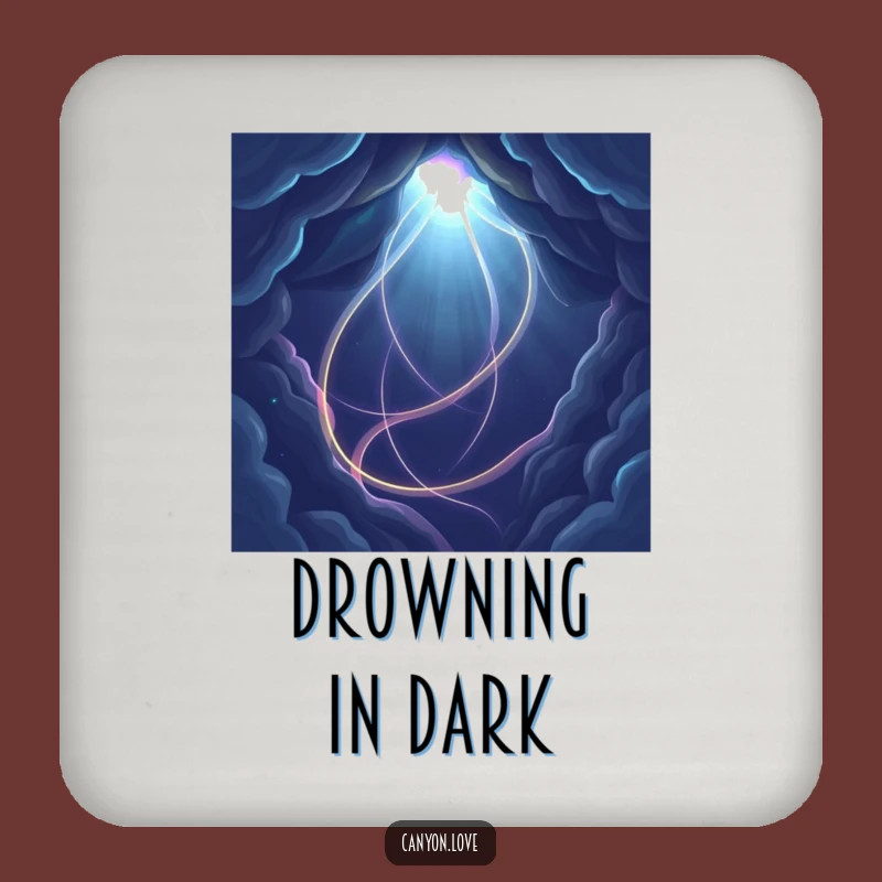 Funny Abstract Light Path Coaster Set: Protect Surfaces with Cosmic Style, A Unique Funny Gift