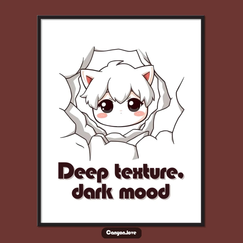 Free Printable Wall Art: Monochromatic Chasm of Texture, Shadow, and Style!