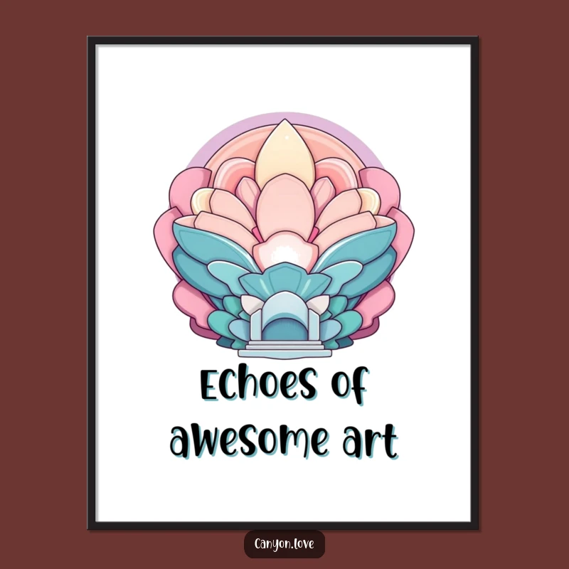 Funny Free Printable Wall Art: Echoing Forms, Monumental Scale, Downloadable Abstract Decor