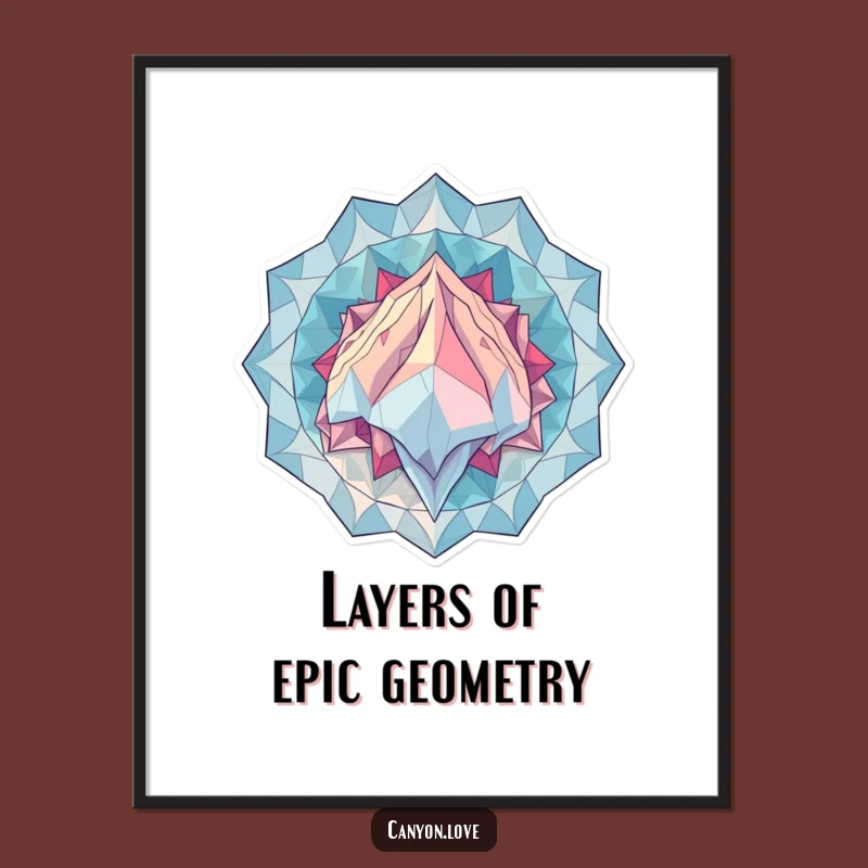 Free Printable Wall Art: Immense Geological Scale in Geometric Patterns!