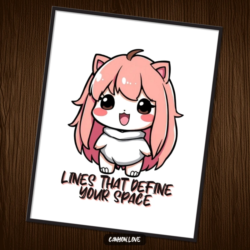 Funny Free Printable wall art featuring bold, contrasting lines creating a captivating sense of depth, scale, and visual intrigue.