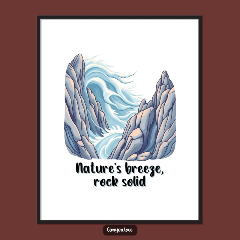 Funny Free Printable Wall Art: Wind Currents, Rock Formations, Downloadable Abstract Decor