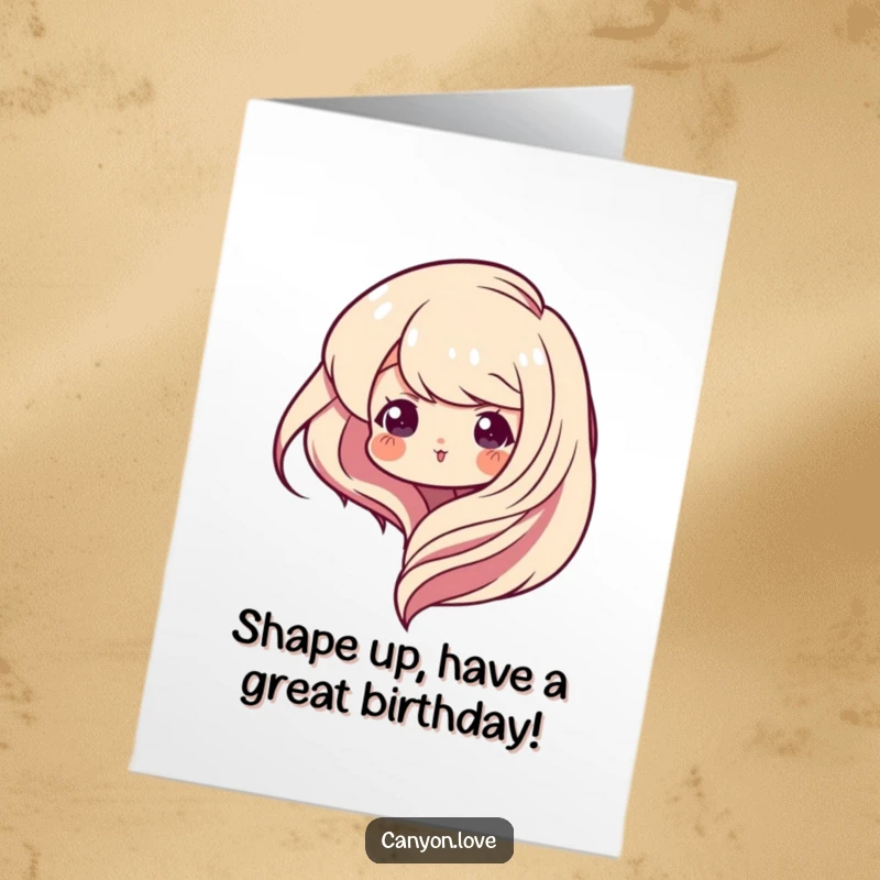 Funny Free Printable Birthday Card featuring a jester juggling abstract shapes, perfect for a quirky celebration.