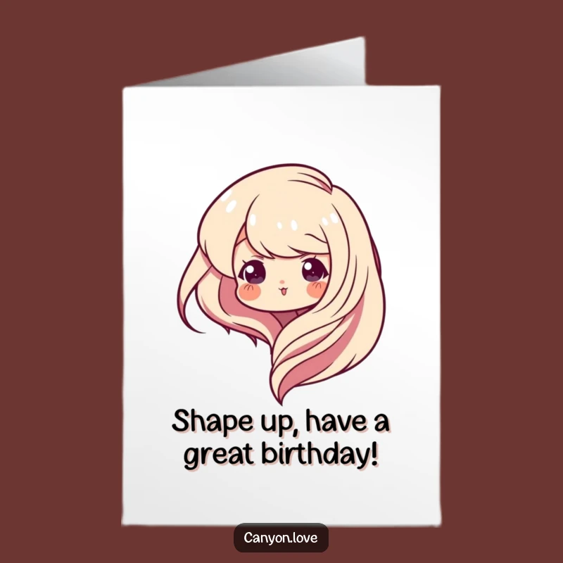 Funny Birthday Card: Free Printable Geometric Fun for Him, Her, or Anyone!