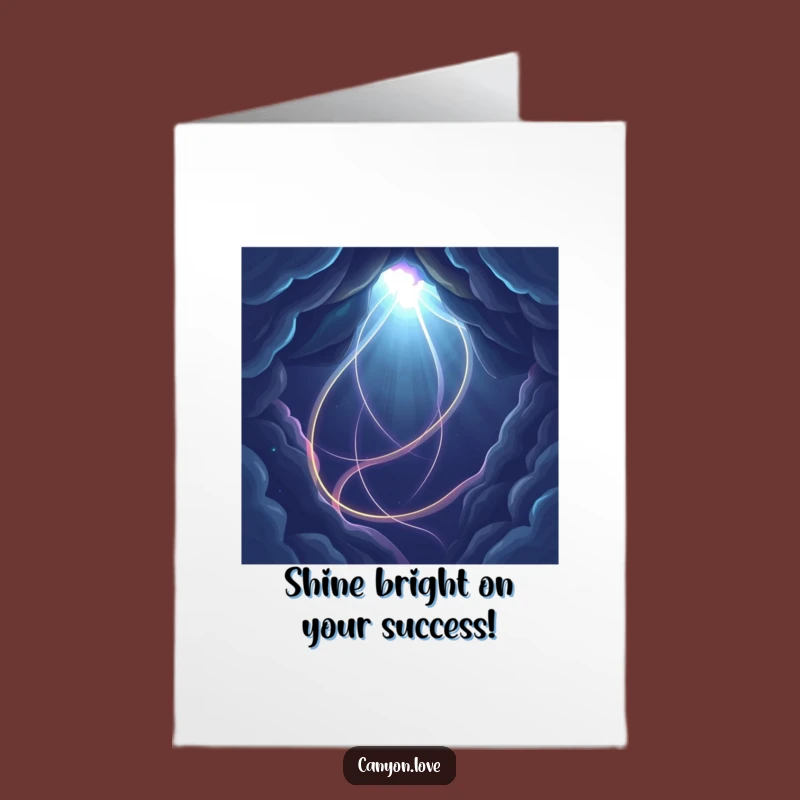 Free Printable Congrats Card: Light Paths, Dark Void, Funny Downloadable Achievement Gift