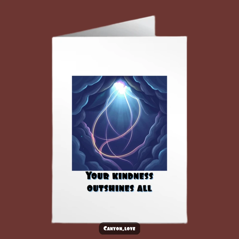 Free Printable Thank You Card: Light Paths, Dark Void, Funny Downloadable Appreciation Gift