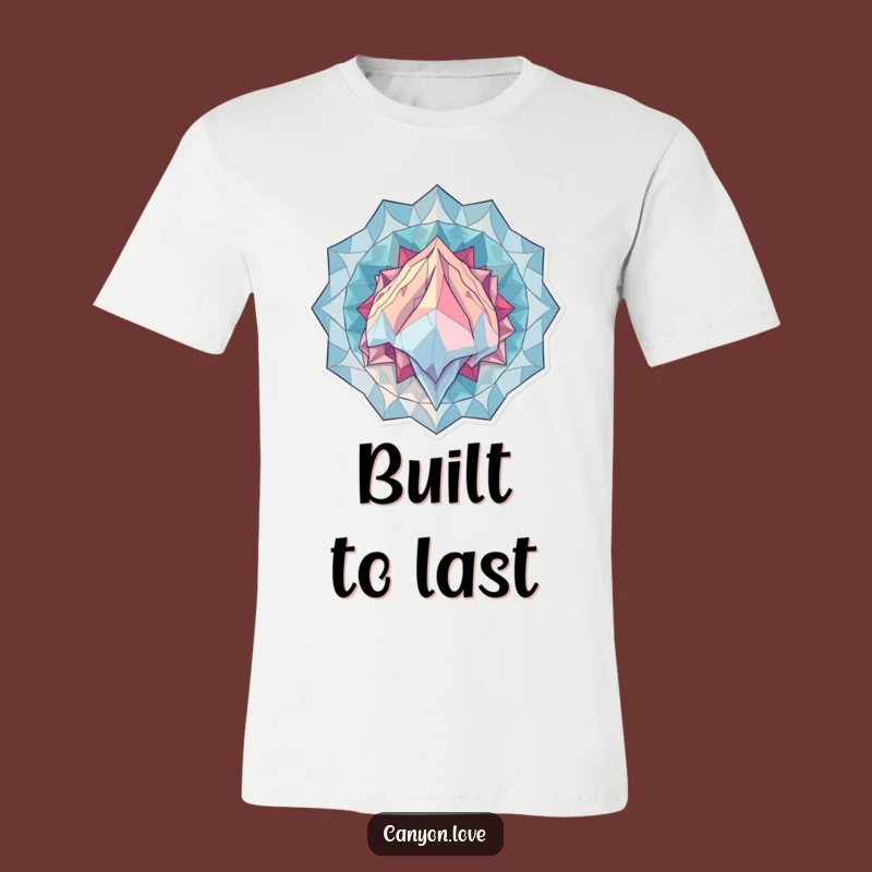 Funny Geometric T-Shirt: Vast Geological Scale, Abstract Art Lover Gift