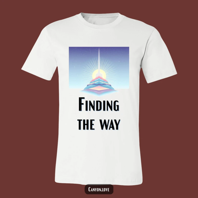 Funny Light Beam T-Shirt: Piercing Through Layers, Hopeful Art Gift