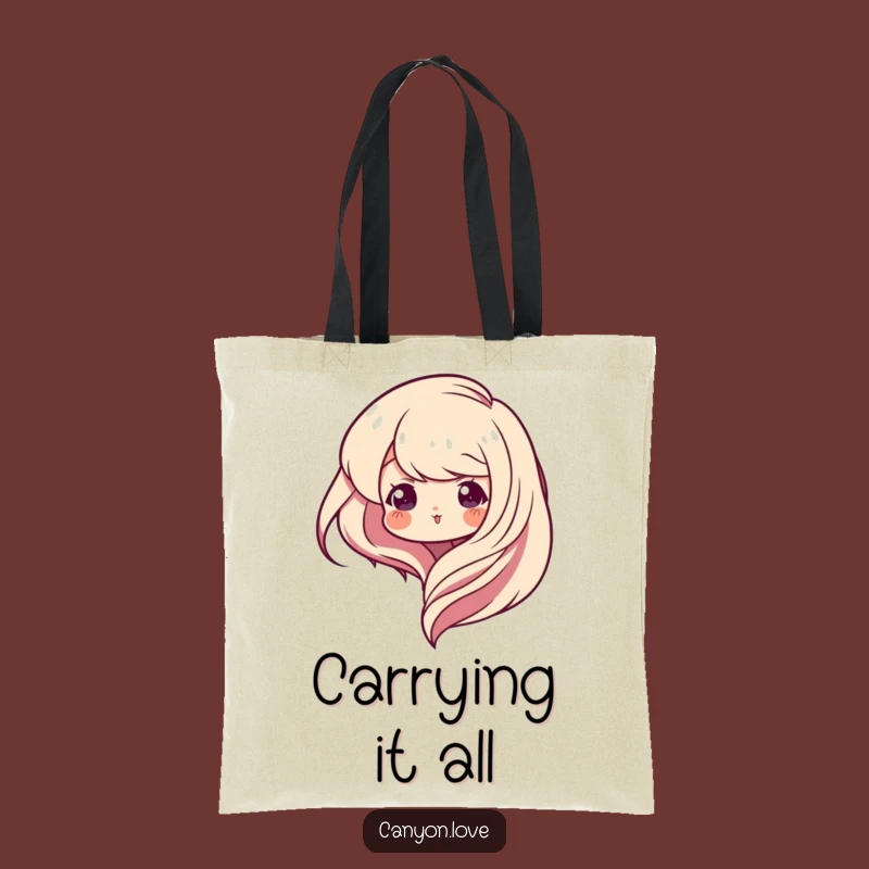 Funny Abstract Tote Bag: Curves & Edges Art, Practical Geometric Shopping Bag Gift