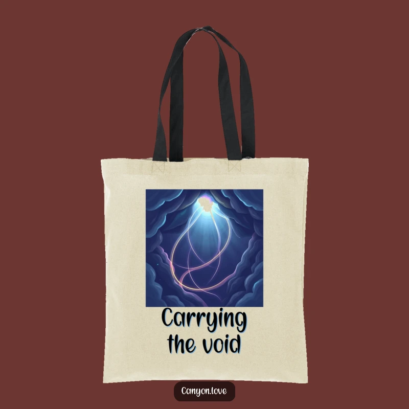 Funny Abstract Light Path Tote Bag: Carry Your Light, A Whimsical Funny Gift
