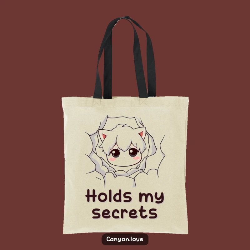 Funny Chasm Tote Bag: Monochromatic Texture & Shadow, Stylish Art Gift